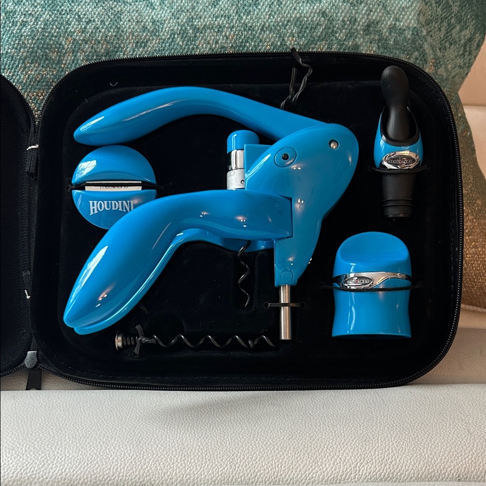 Blue Rabbit Corkscrew and Wine Opener Set